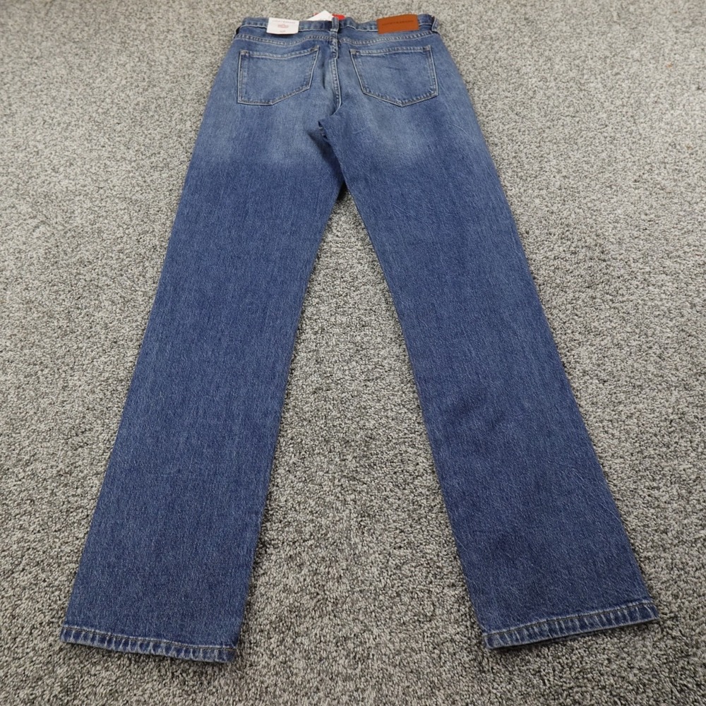 NEW Lucky Brand Jeans Womens 6 Dark Blue Denim Pants High Rise Straight Stretch - Picture 12 of 16
